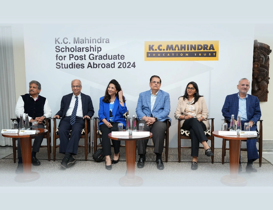 90 students receive K.C. Mahindra Scholarship for post graduate studies abroad this year at a total value of ₹337 Lakh