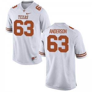 Limited Men Texas Longhorns Jersey XXL of Alex Anderson - White