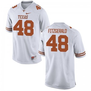 University of Texas Mens Limited White Andrew Fitzgerald Jersey S-3XL