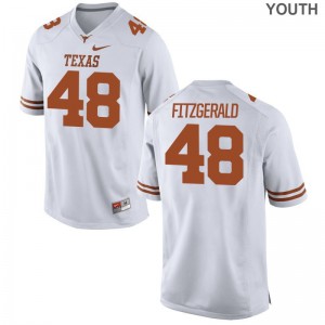 UT Limited White For Kids Andrew Fitzgerald Jerseys Youth X Large