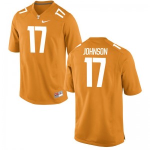 Men Brandon Johnson Jerseys Football Orange Limited UT Jerseys